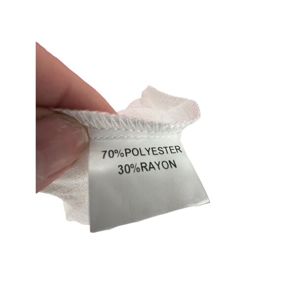 Aria Women's Sleeveless Layered‎ Tank Top XL Pink & White Cotton Blend - Picture 9 of 11